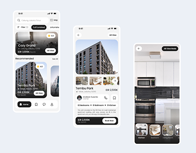 Apartment Rental App I UI Design