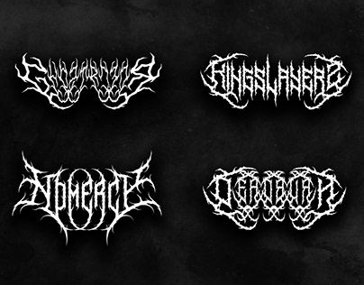 Death Metal Band Logo Vol.01