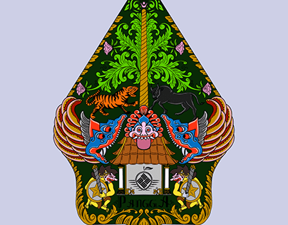 Gunungan Wayang Java Culture