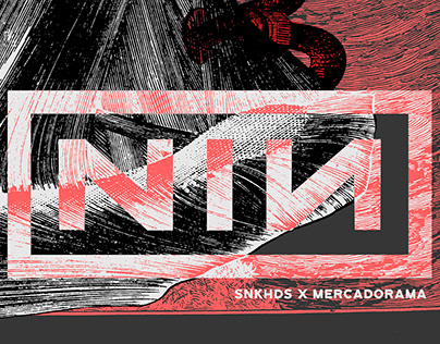 Nine Inch Nails Mexico Official Gig Poster