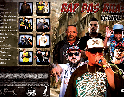 Capa DVD Rap das Ruas - Mano Natu