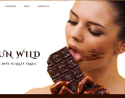Runwild Chocolate - Webdesign