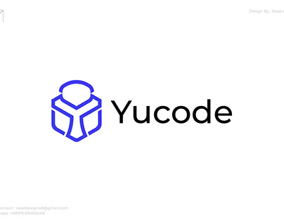 Yucode Logo Develop, Coding, Boost, Logo design