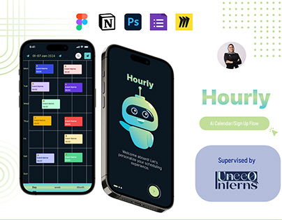 Hourly Ai Time Manager UI/UX