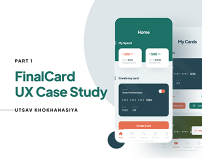 FinalCard UX/UI Case Study Part 1