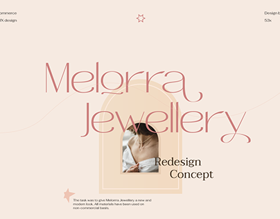 Melorra online Jewellery E-commerce Concept