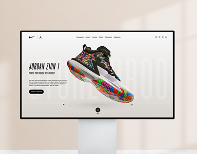 Nike Jordan Zion - UI Design