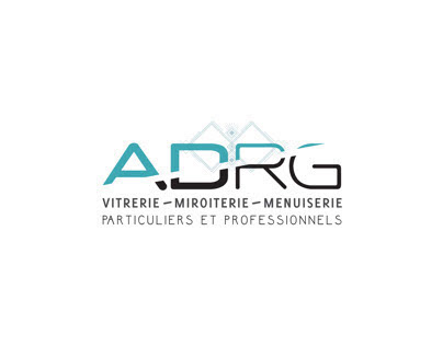 Création du logo ADRG Vitrerie