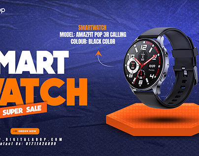 Smart Watch Banner Design