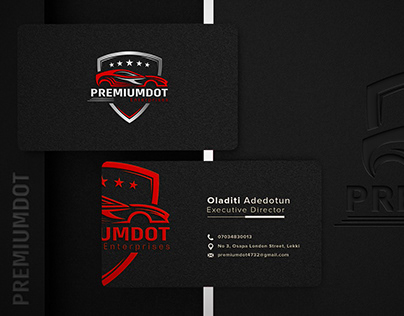 PremiumDot Automobile Company Branding