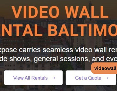 VIDEO WALL RENTAL BALTIMORE