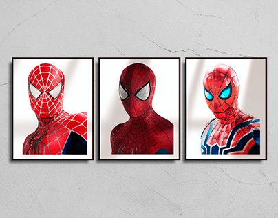 Ilustración Realista de Spiderman - Colección