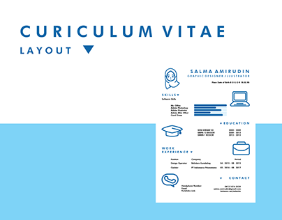 Curiculum Vitae Layout & Icon