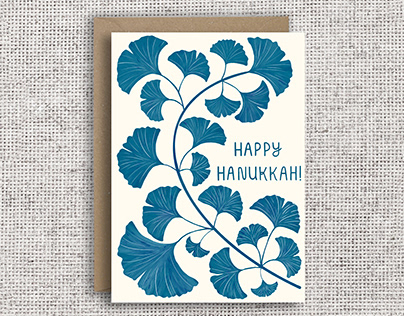 Hanukkah Card by O What A Feeling