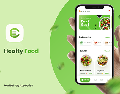 Healthy Food - Delivery UI App Concept