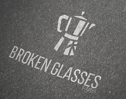 Broken Glasses: logo design