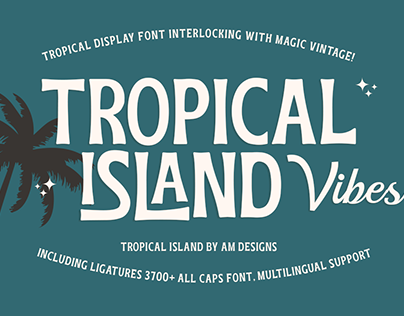 Tropical Island Vibes Font