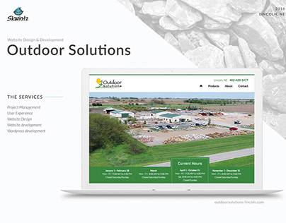 Outdoor Solutions Website redesign