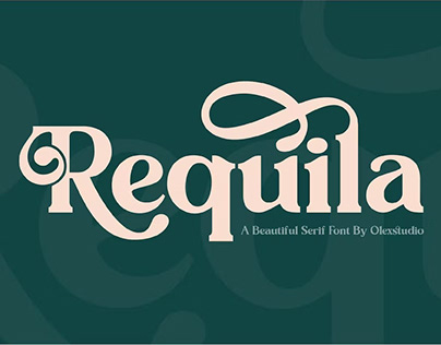 FREE REQUILA - Display Font