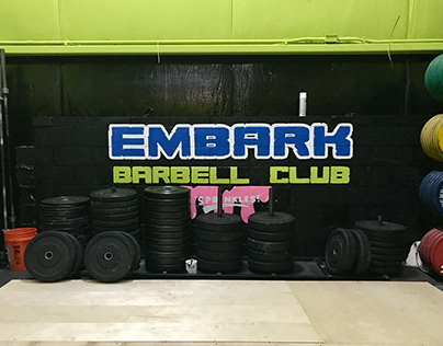 Mini mural for a local gym