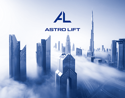 Логотип и айдентика для компании «Астролифт»