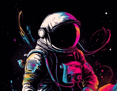Astronaut illustration #4