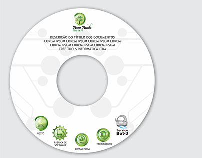Etiqueta e capa para cd's - Tree Tools Informática
