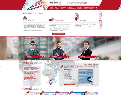 Attacq - Online integrated report design