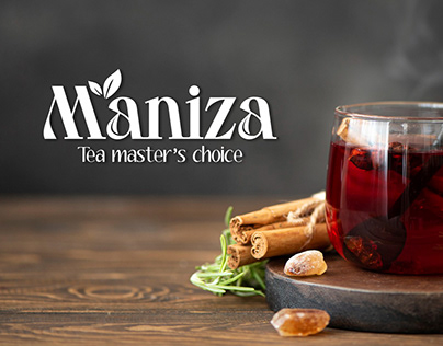 Maniza Tea Logo & Packaging Design