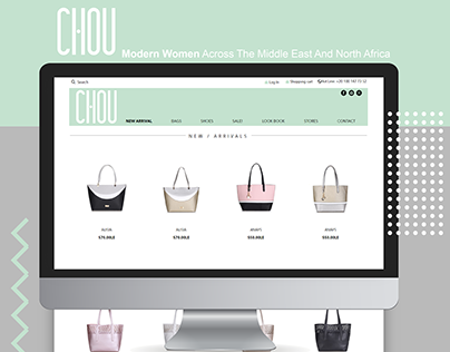 CHOU website UI/UX