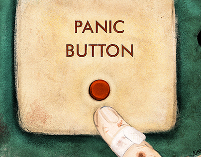 PANIC BUTTON! -illustration editorial 2015