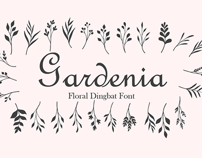 Gardenia - Dingbats Font