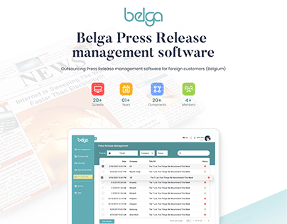 Belga Press Release Management