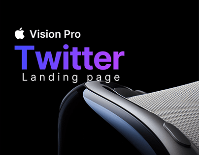 Apple Vision Pro | Twitter landing page