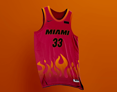Miami Heat (Flamin' Hot) Concept Jersey