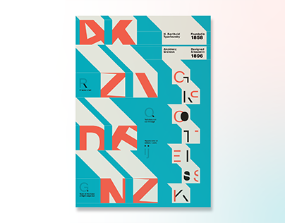 Typographic Poster: Akzidenz Grotesk