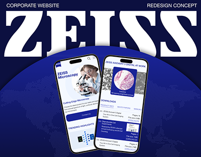 ZEISS | Corporate website redesign
