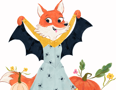 Lady fox halloween