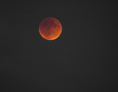 The blood moon eclipse 9-27-15