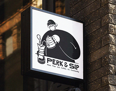 "Perk & Sip" | Brand Identity