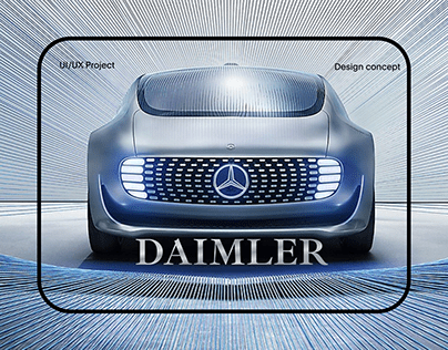 DAIMLER. Corporate website redesign.