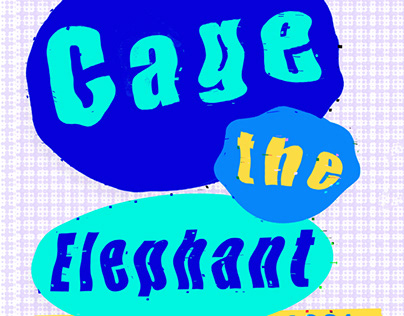 Cage The Elephant (Faux) Gig Poster