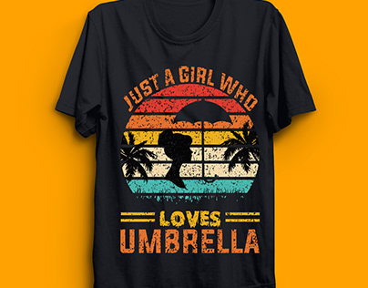 umbrella t shirt design