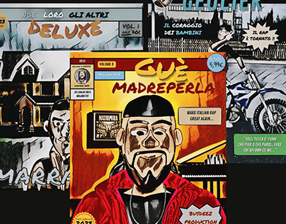 Italian Rapper Comics Cover