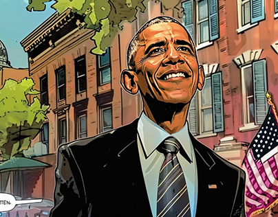 プロジェクトサムネール : Obama AI Comic