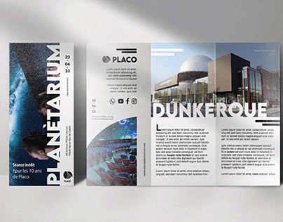 Brochure planètarium Dunkerque