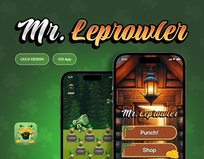 Mr.Leprowler game ui/ux
