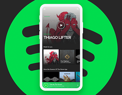 Spotify Re-Design UX/UI