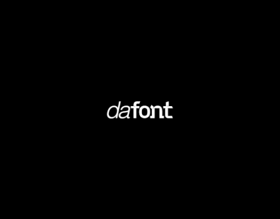 Dafont Projects  Photos, videos, logos, illustrations and branding on  Behance