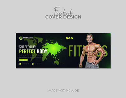 Fitness and gym Facebook Cover Template